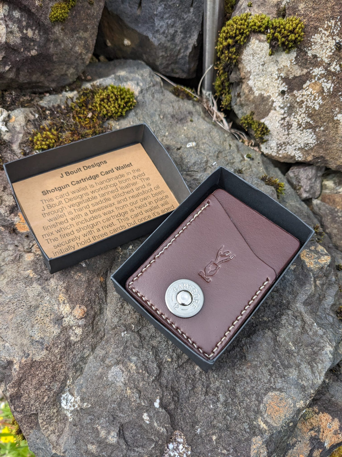 Discover New Handmade Leather Cartridge Card Wallet by J Boult Designs