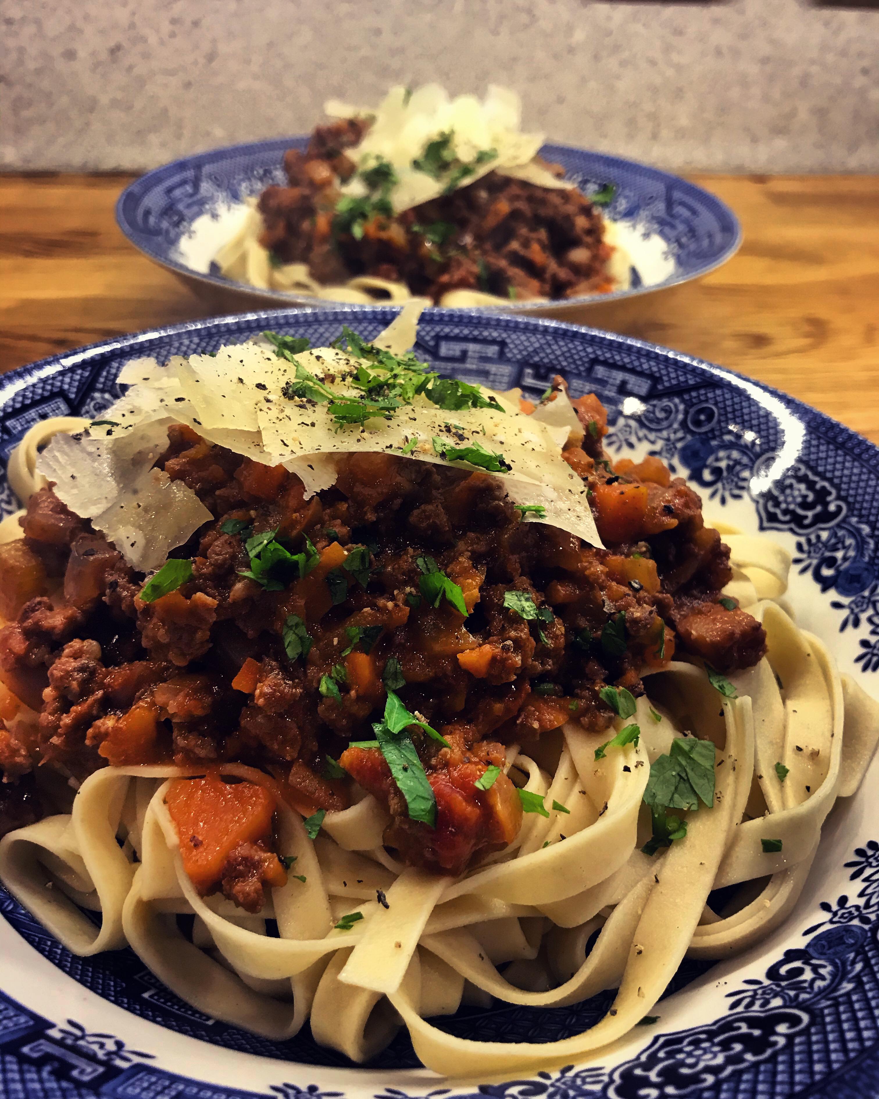 Recipe: Wild venison ragú with fresh tagliatelle – J Boult Designs